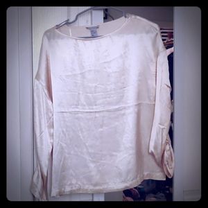 Oversized satin top | US 6